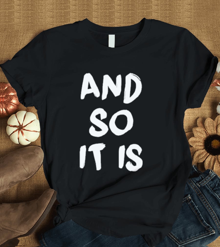 AND SO IT IS Angels Now Standard Shoulder T-Shirt