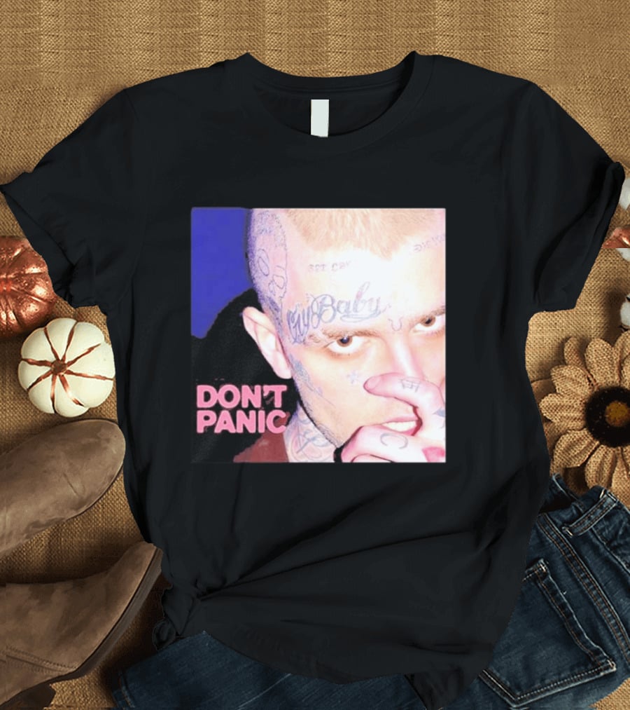 Lil Peep Don't Panic Single Cover Tattoo T-Shirt