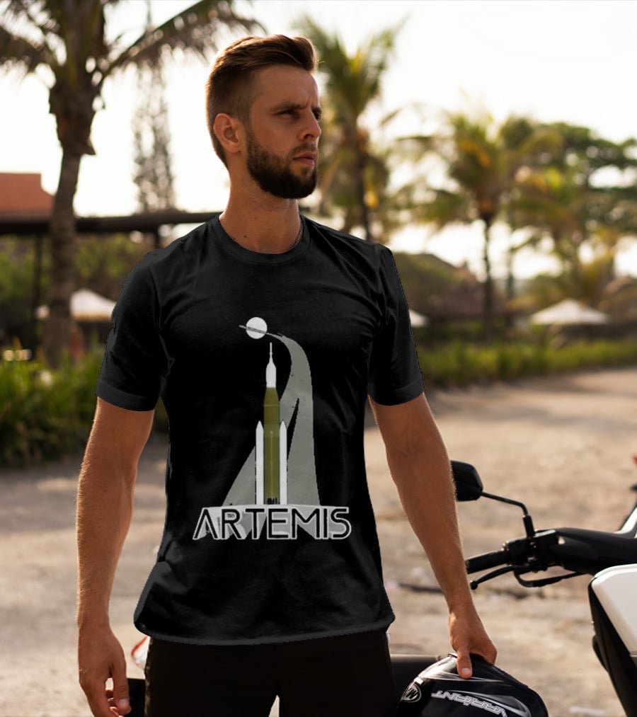 Nasa Artemis II Rocket Launch Space Exploration Mission T-Shirt