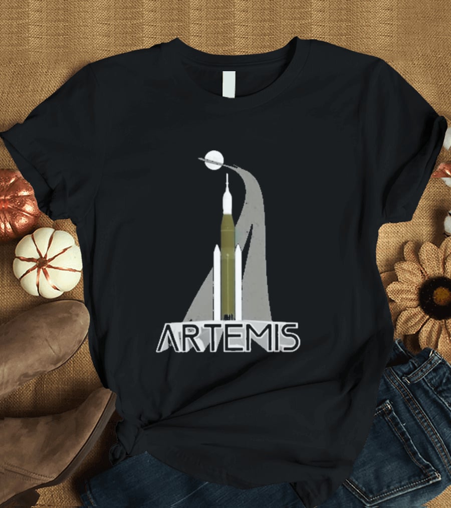 Nasa Artemis II Rocket Launch Space Exploration Mission T-Shirt