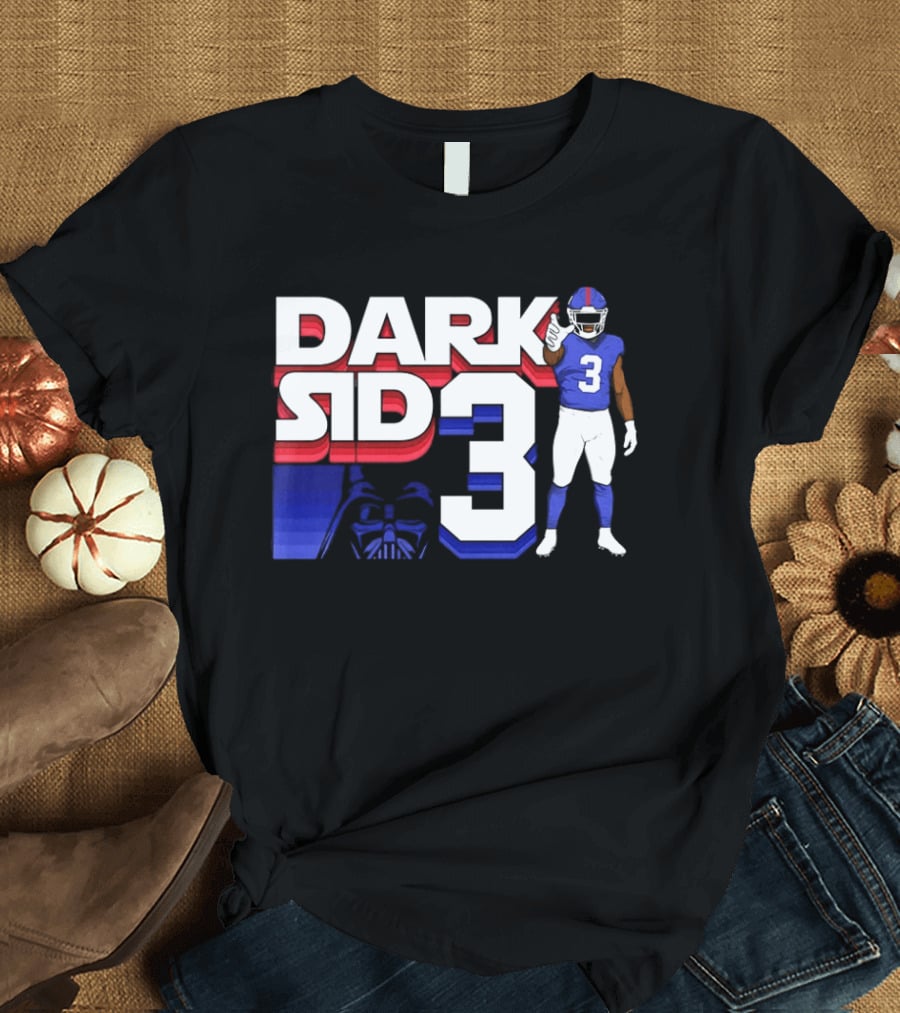 Dark Sid3 New York Giants Football Darth Vader T-Shirt