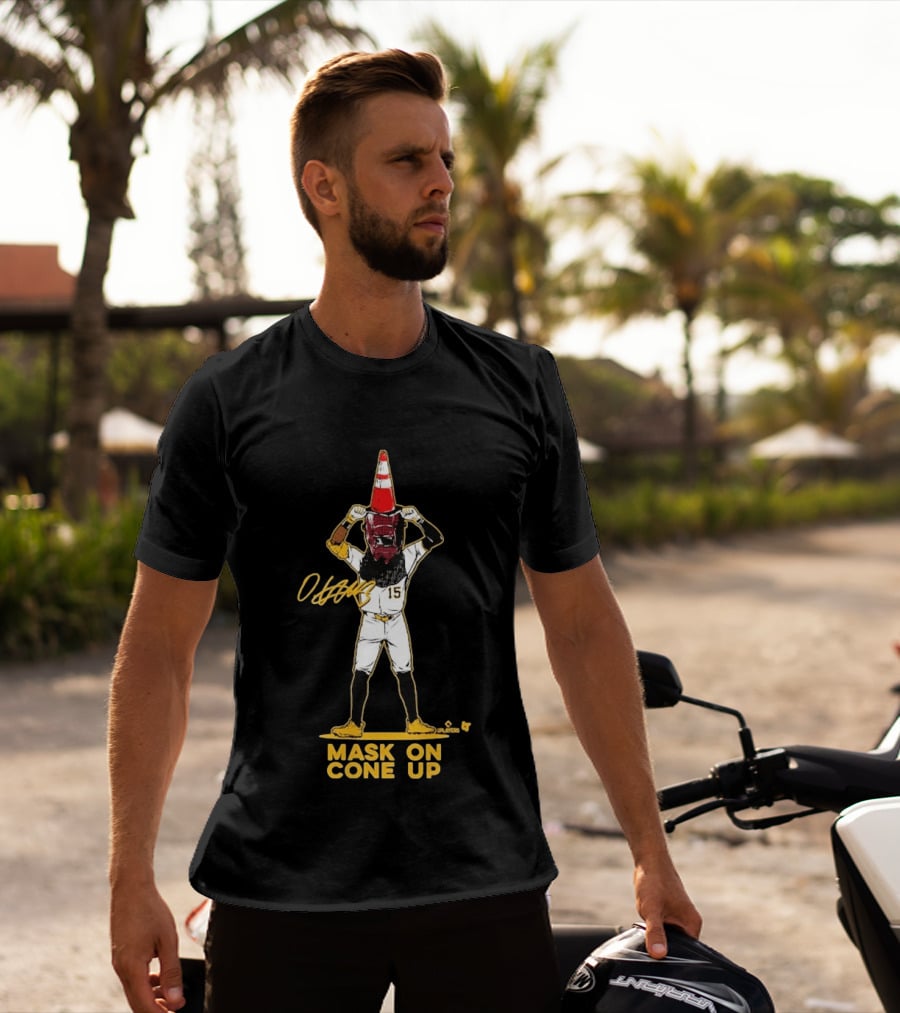 Oneil Cruz Mask On Cone Up Baseball 15 T-Shirt