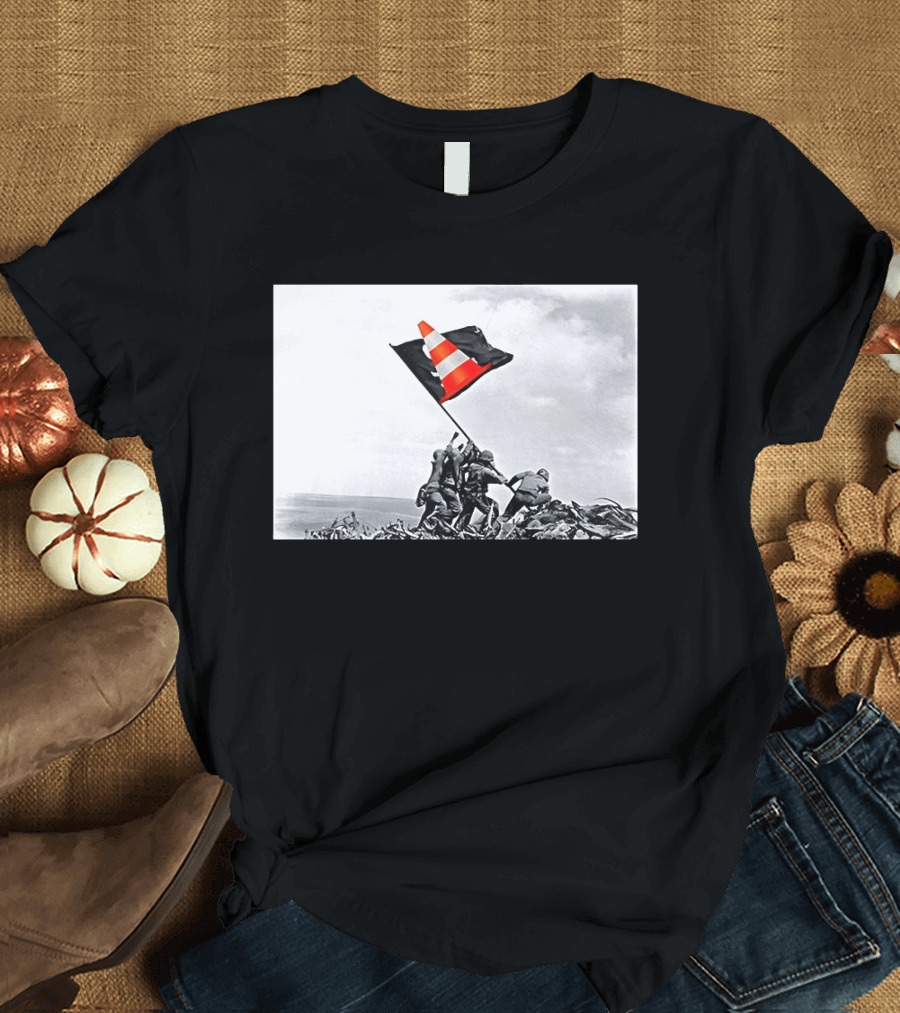 Pittsburgh Pirates Win Their First Series Traffic Cone Flag T-Shirt