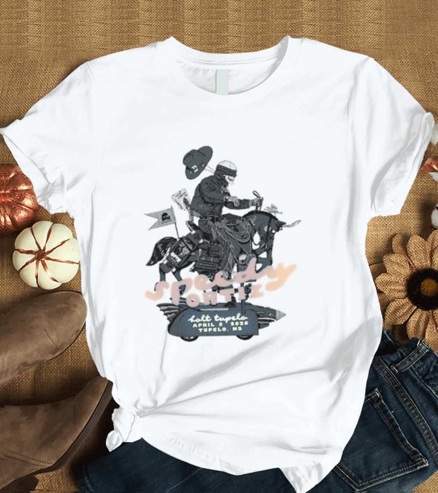 Speedy Ortiz Concert April 3 2026 Tupelo Bolt Event T-Shirt
