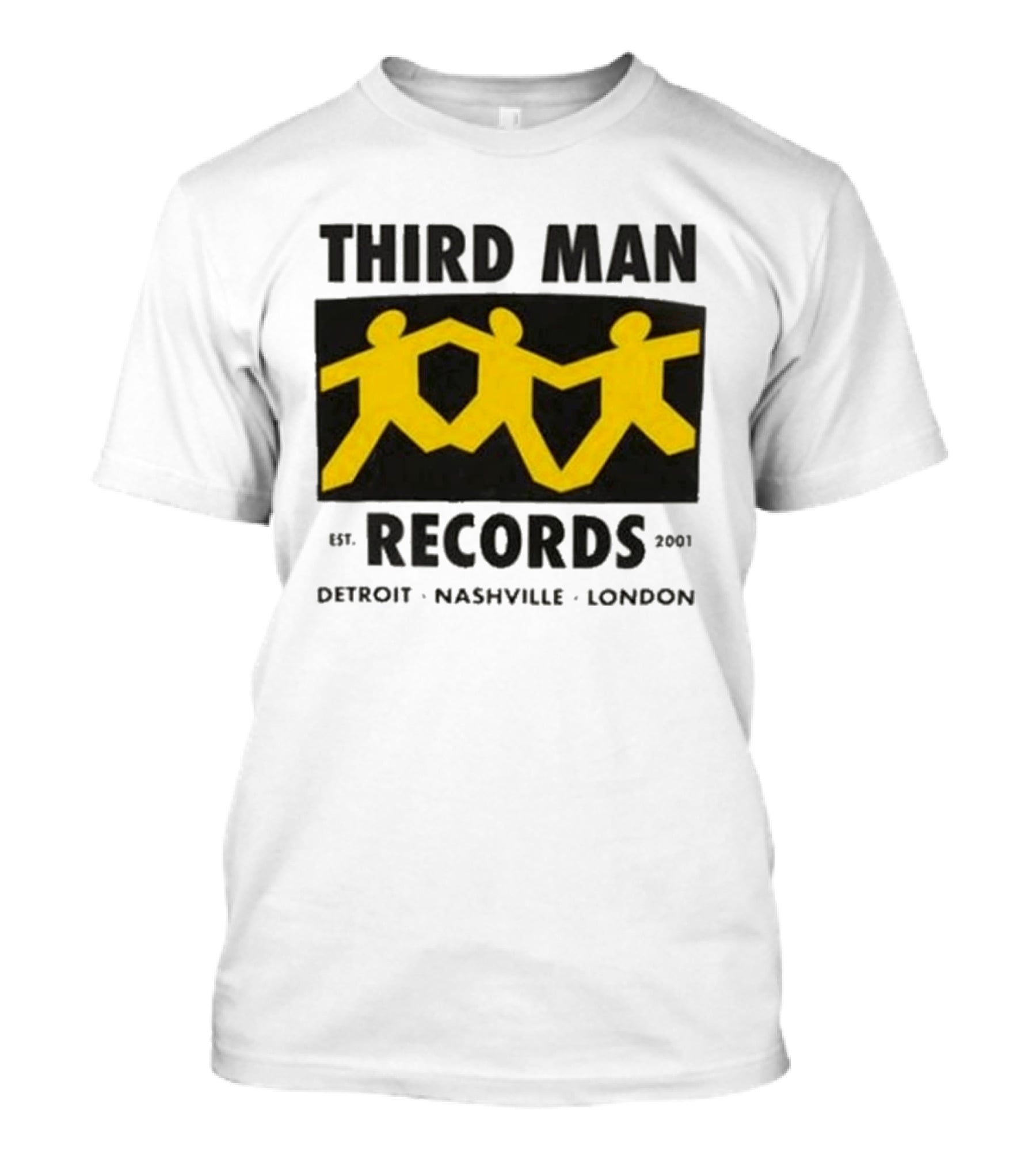Third Man Records Est 2001 Detroit Nashville London T-Shirt