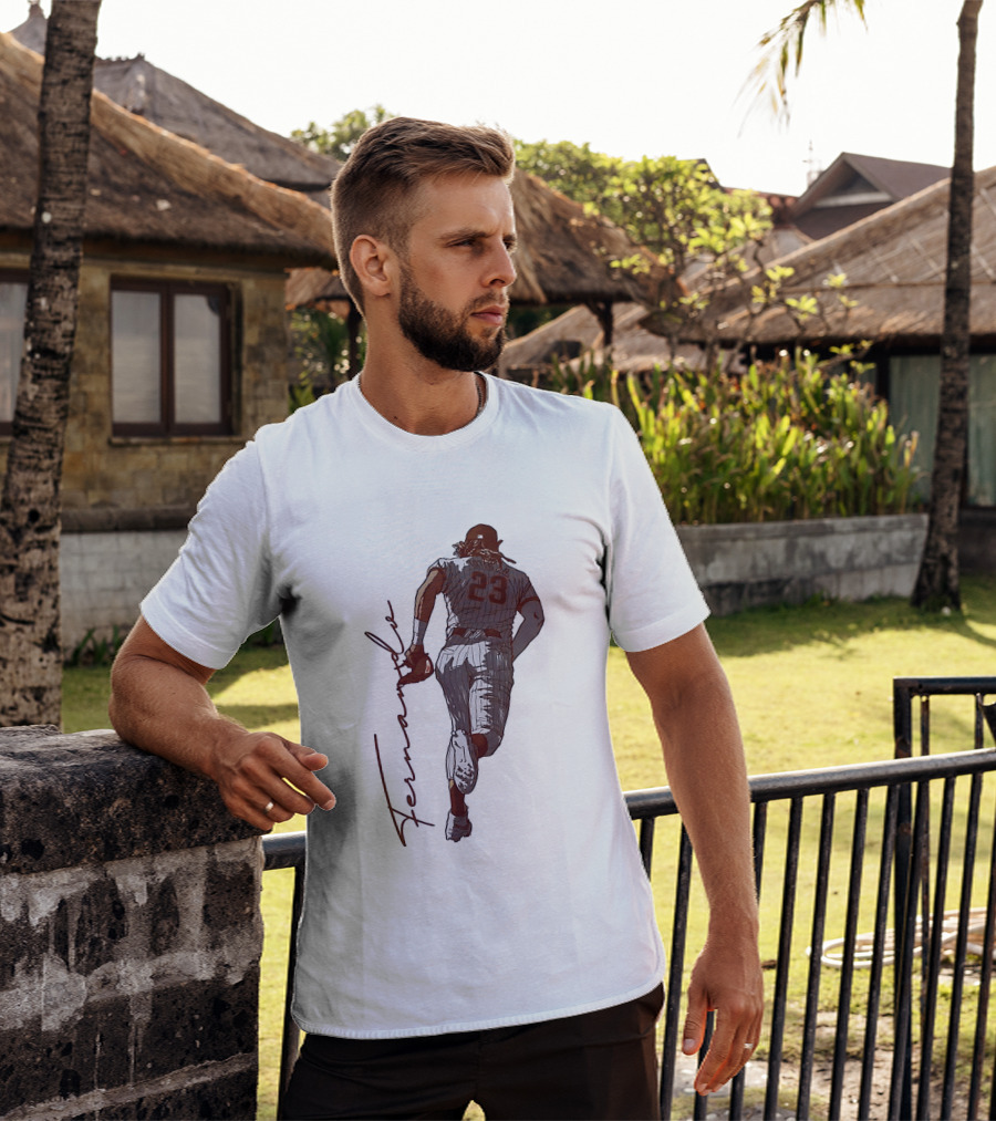 Fernando Tatis Jr. 23 San Diego Padres Baseball Ink Drawing T-Shirt