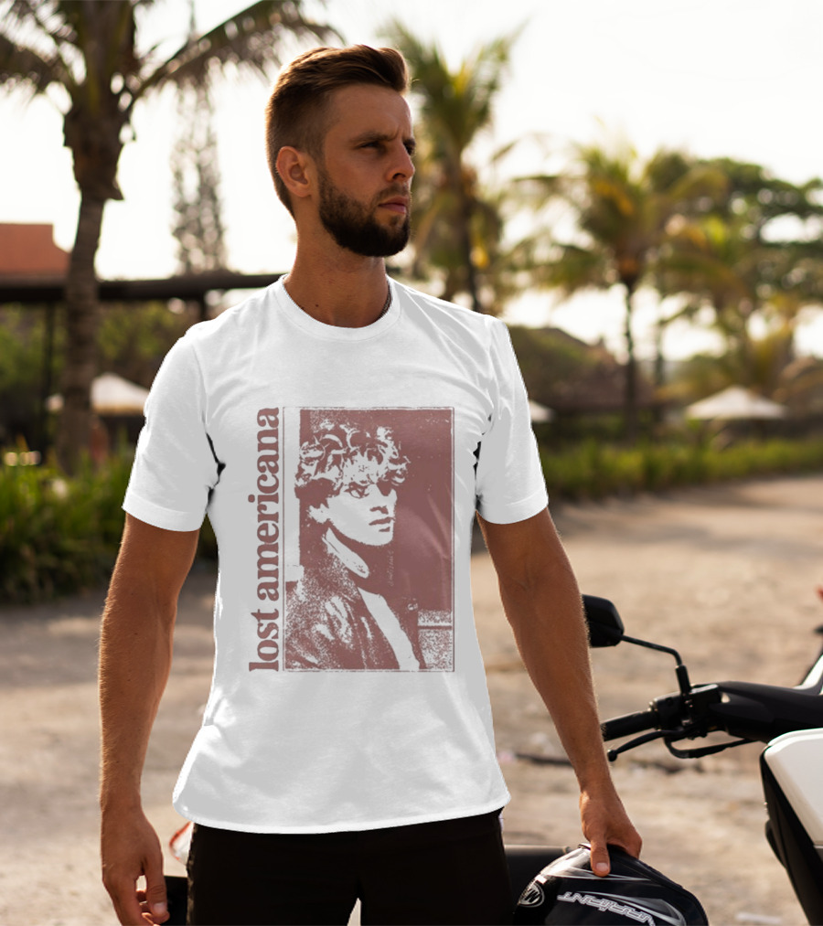 Lost Americana Mgk Retro Style Image T-Shirt