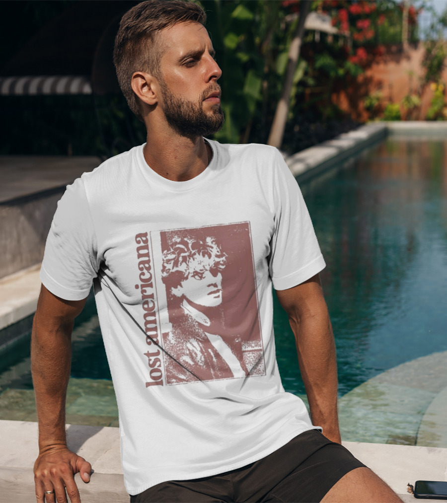 Lost Americana Mgk Retro Style Image T-Shirt