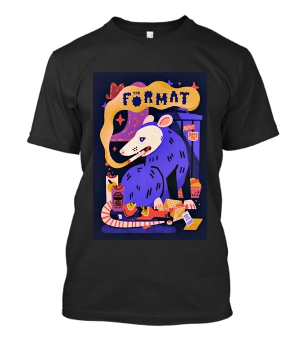 The Format Ryman Auditorium Nashville TN April 3 2026 Art With Possum And Stars T-Shirt