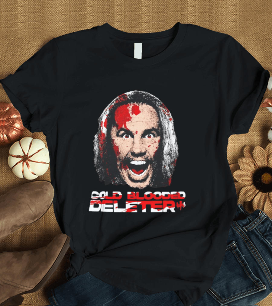 TNA Wrestling Matt Hardy Cold Blooded Deleter Face Paint T-Shirt