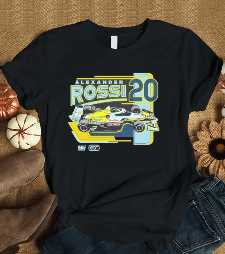 Alexander Rossi 2026 Splenda Sunfast Lava House Car ECR Racing 20 T-Shirt