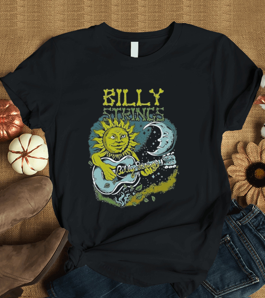 Billy Strings Sun And Moon Guitar T-Shirt