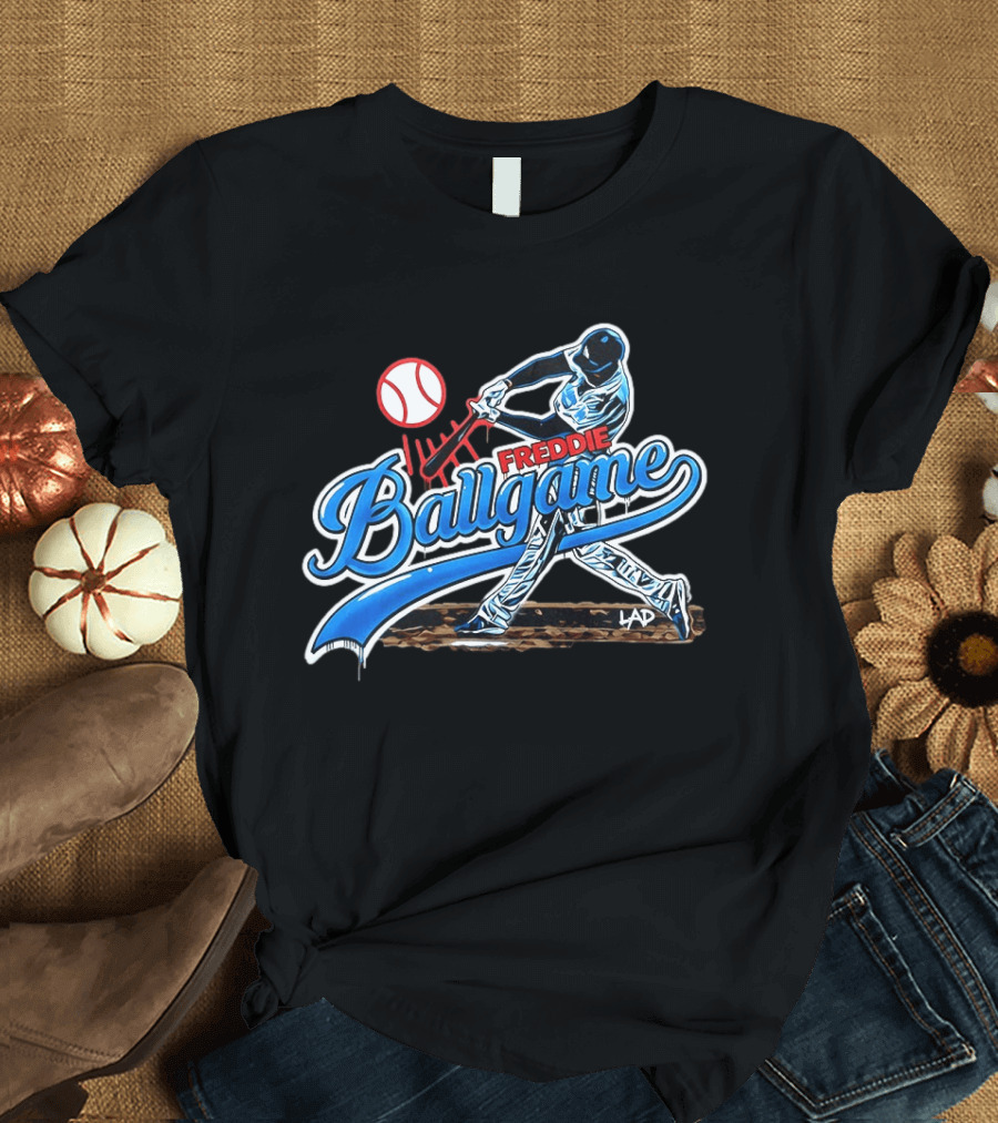 Freddie Ballgame Freddie Freeman Los Angeles Dodgers Baseball LAP T-Shirt
