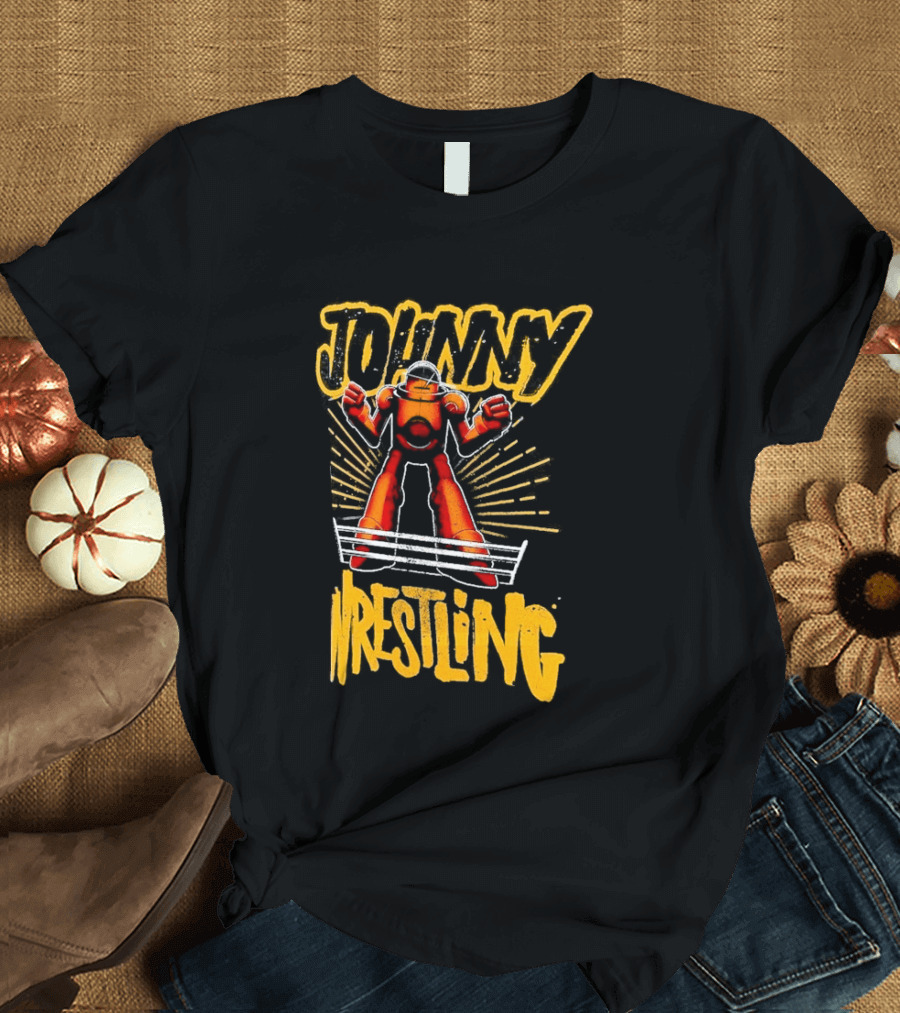 Johnny Gargano Wrestling Robot T-Shirt