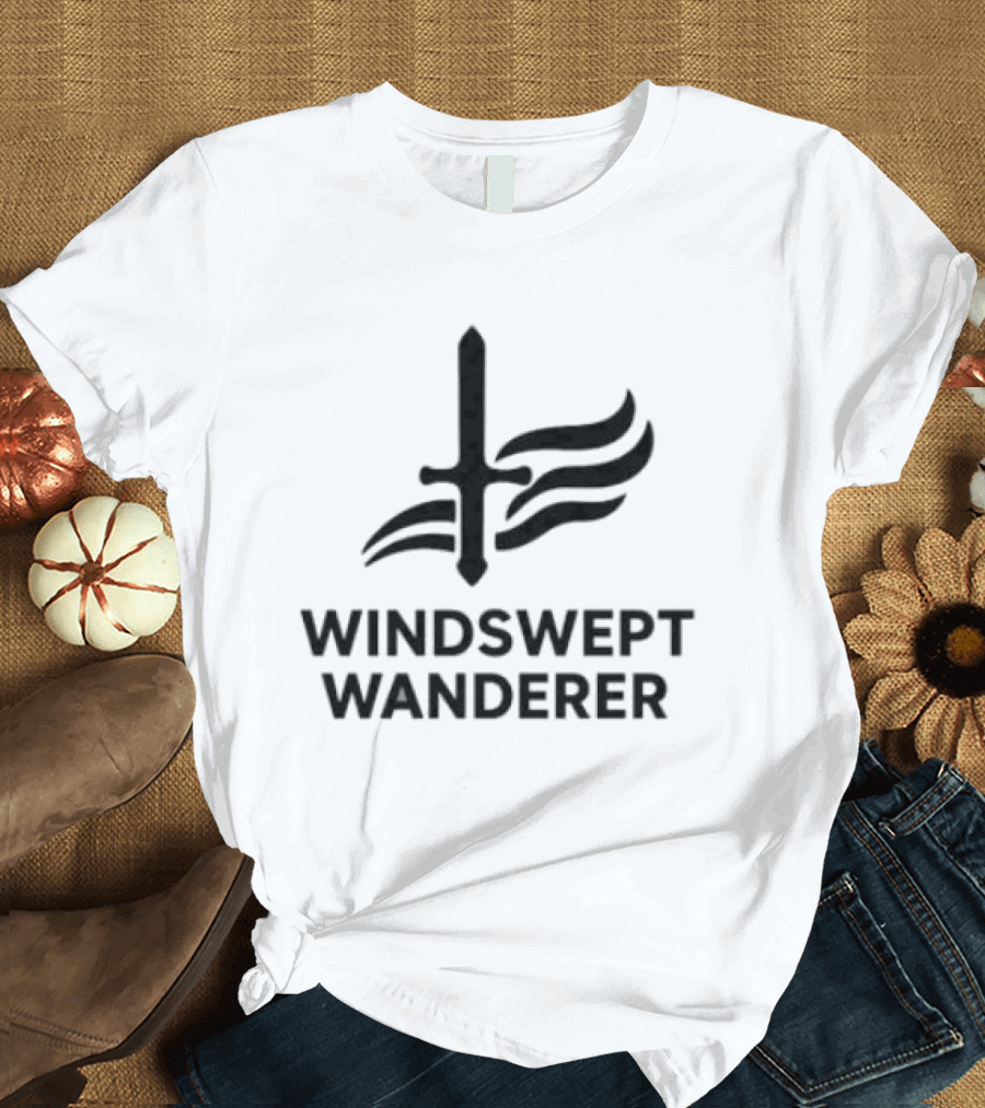 Windswept Wanderer Sword Grace Wuxia T-Shirt