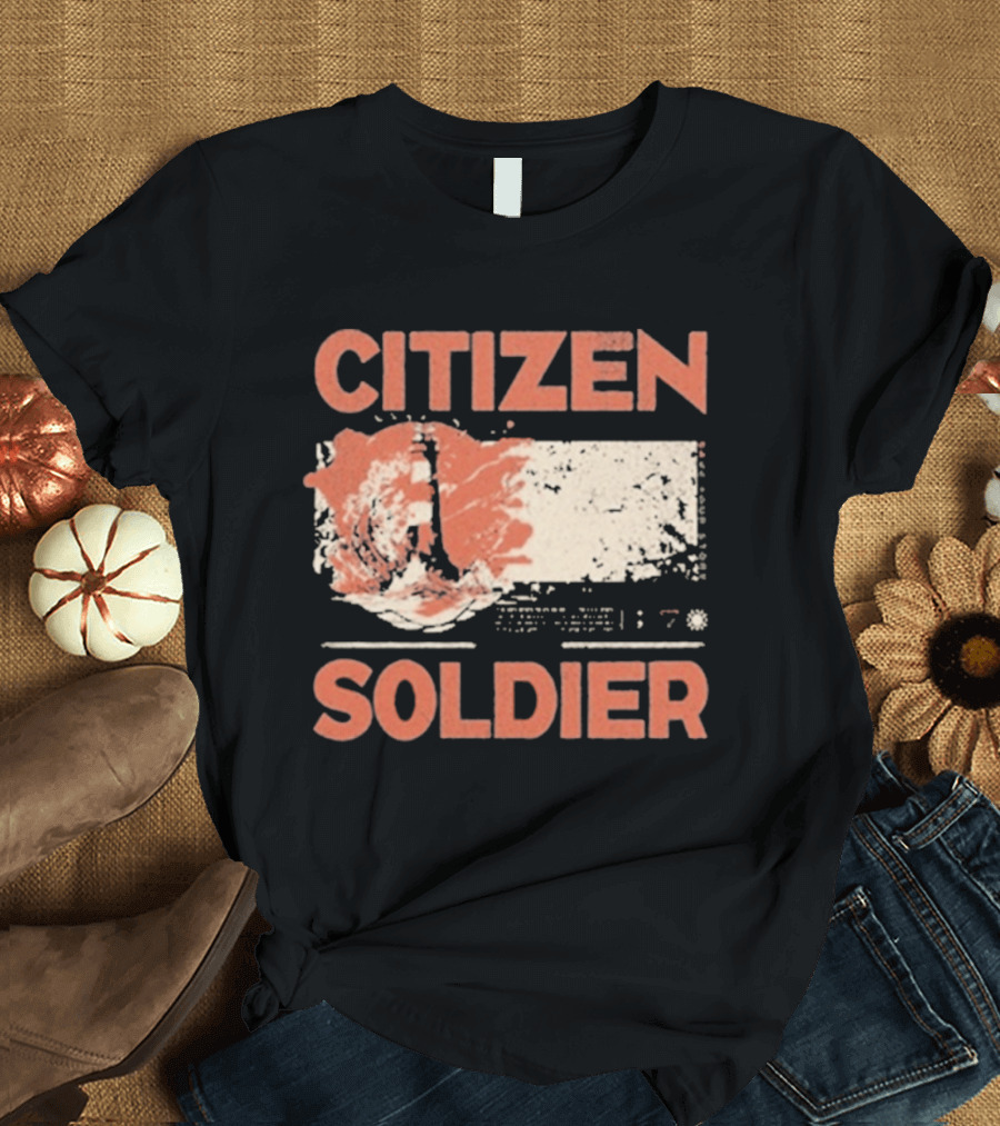 Citizen Soldier Save Your Story Torn Paper Distressed T-Shirt