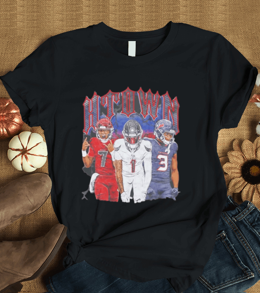 CJ Stroud Tank Dell Kamari Lassiter Houston Texans H TOWN 713 T-Shirt