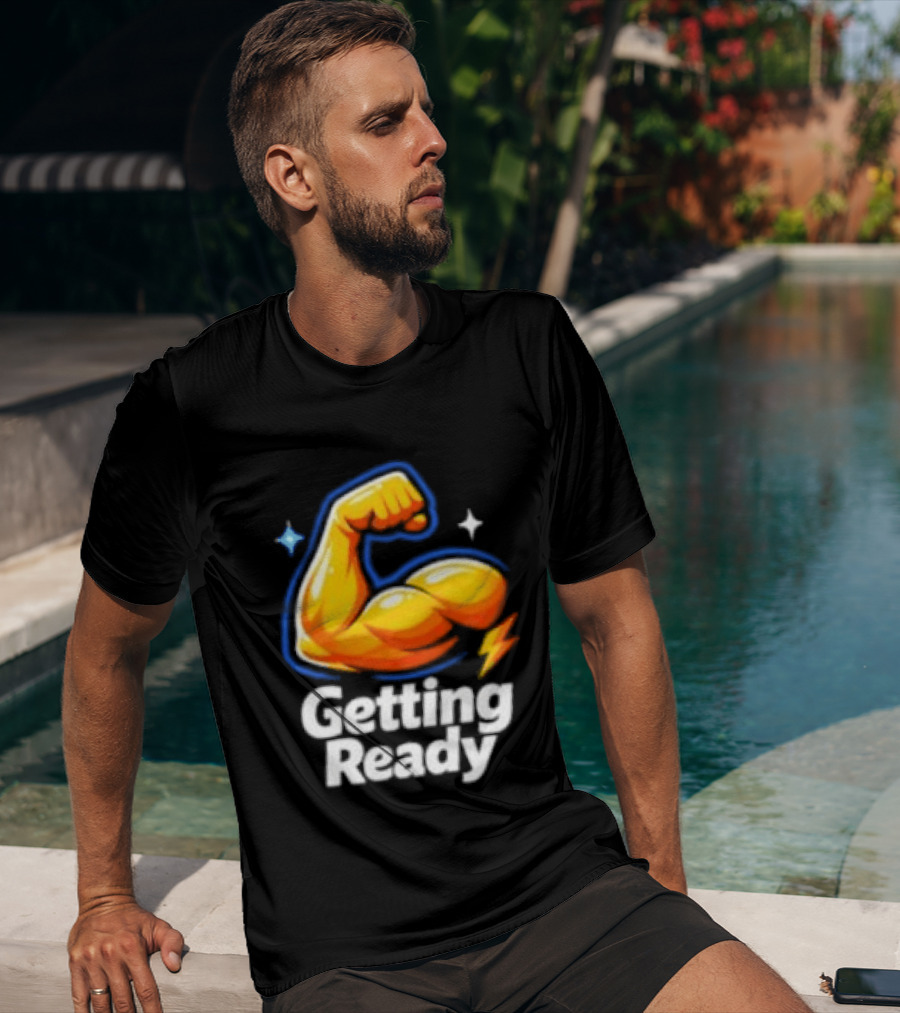 Cristiano Ronaldo Getting Ready Strong Arm Emoji T-Shirt