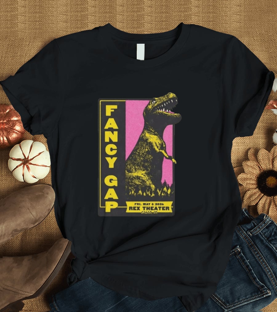 Fancy Gap Rex Theater Dinosaur Galax VA May 6 2026 T-Shirt
