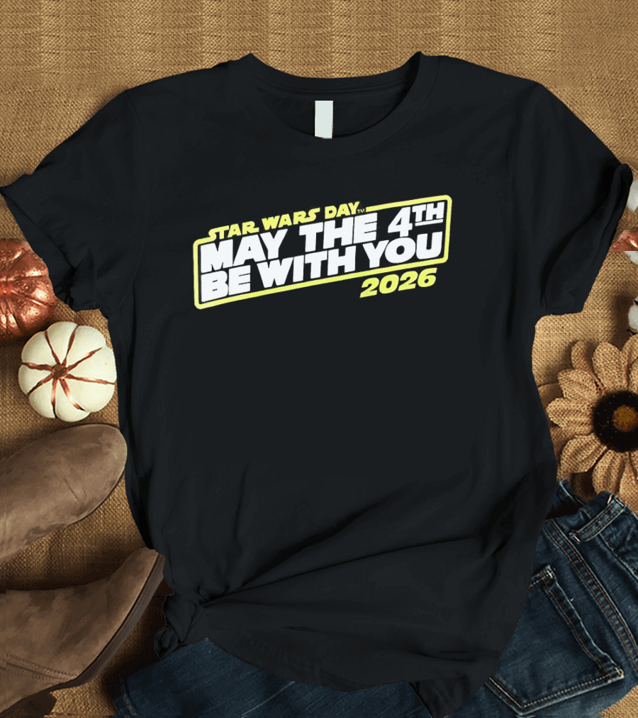 Star Wars Day 2026 May The 4th Be With You Yellow T-Shirt