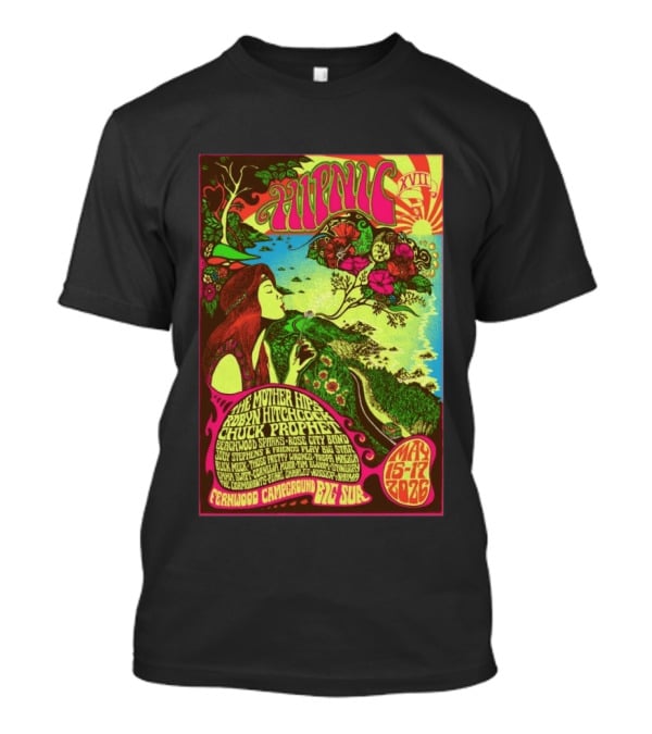 Hypnic XVI Fernwood Campground Big Sur May 15 17 2026 The Mother Hips Robyn Hitchcock Chuck Prophet T-Shirt