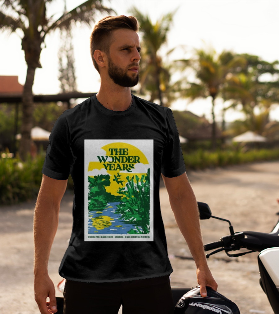 The Wonder Years St Andrew's Hall Detroit Michigan April 3 2026 Knuckle Puck Weakened Friends T-Shirt