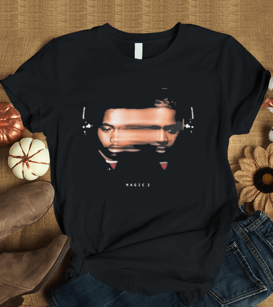 Nasir Jones Nas Magic 2 Album Distorted Face T-Shirt
