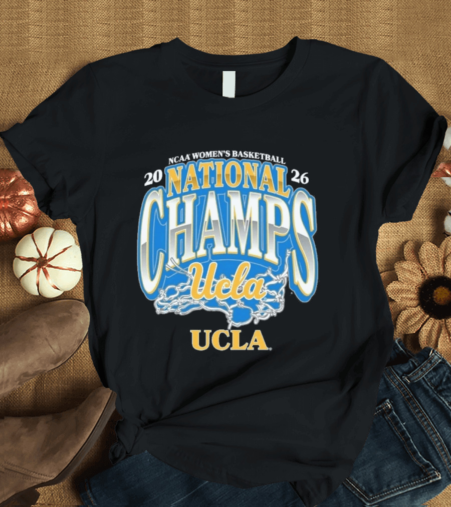 NCAA Women's Basketball 2026 National Champs UCLA Bruins T-Shirt