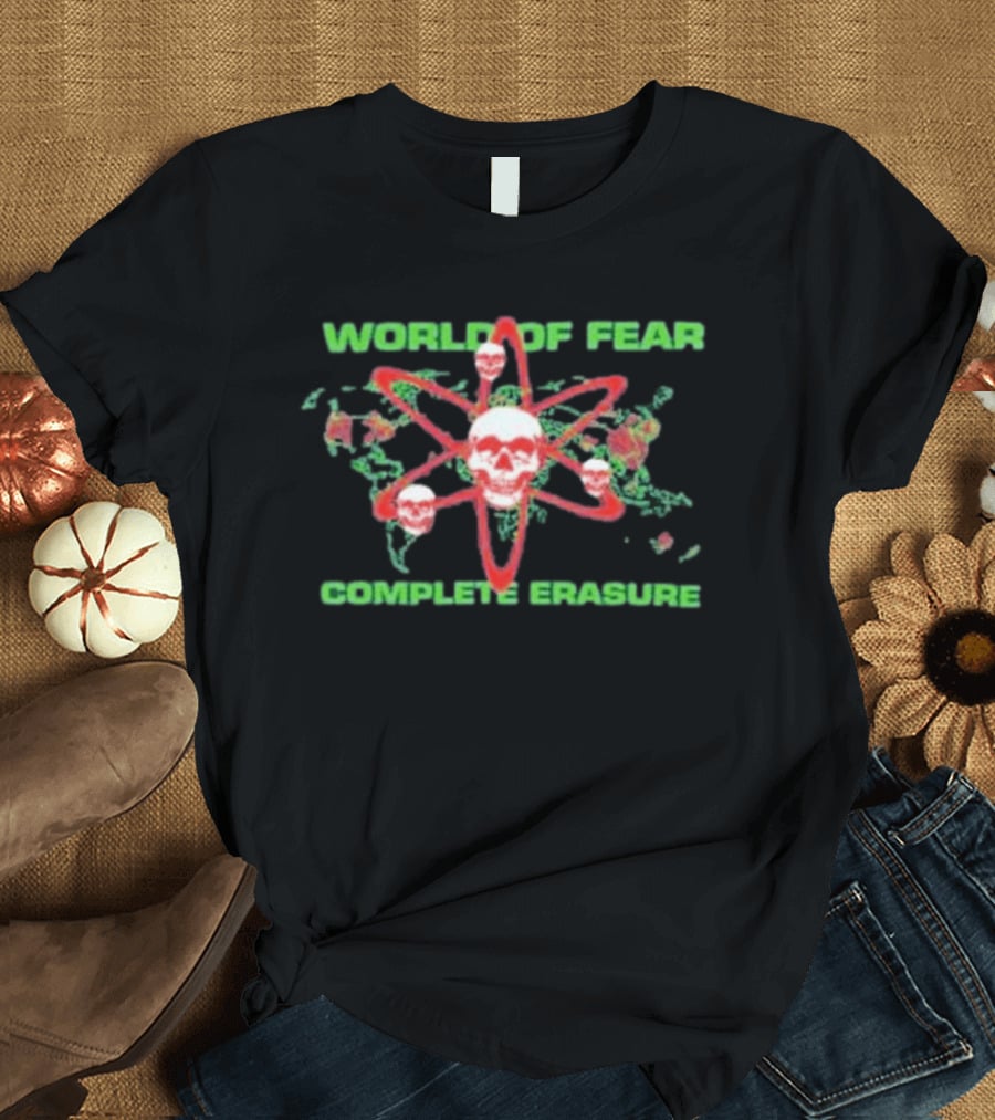World Of Fear Complete Erasure Atomic Skull T-Shirt