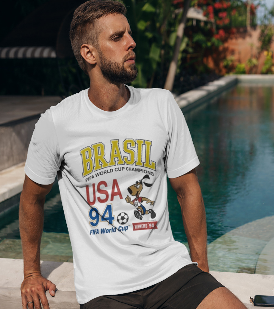 BRAZIL FIFA World Cup Champions USA 94 T-Shirt