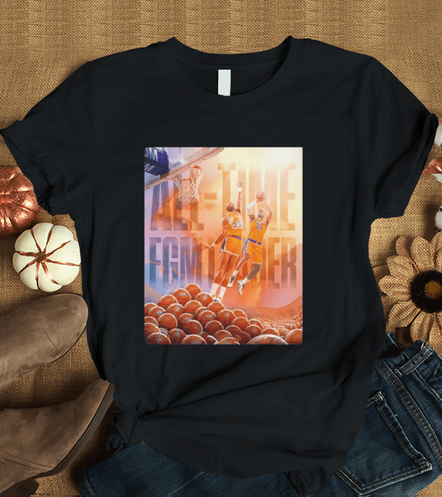 LeBron 23 Surpassing Kareem 33 All Time FGM Leader NBA Basketball T-Shirt