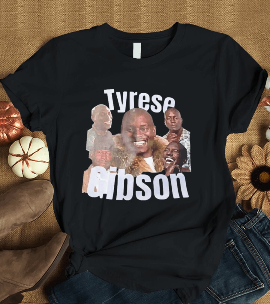 Tyrese Gibson American Ships Free Multiple Expressions T-Shirt