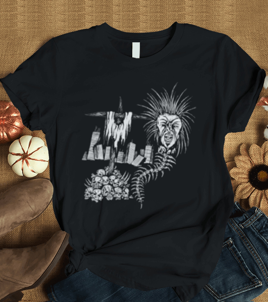 Portrayal Of Guilt Human Terror Cityscape And Nature T-Shirt