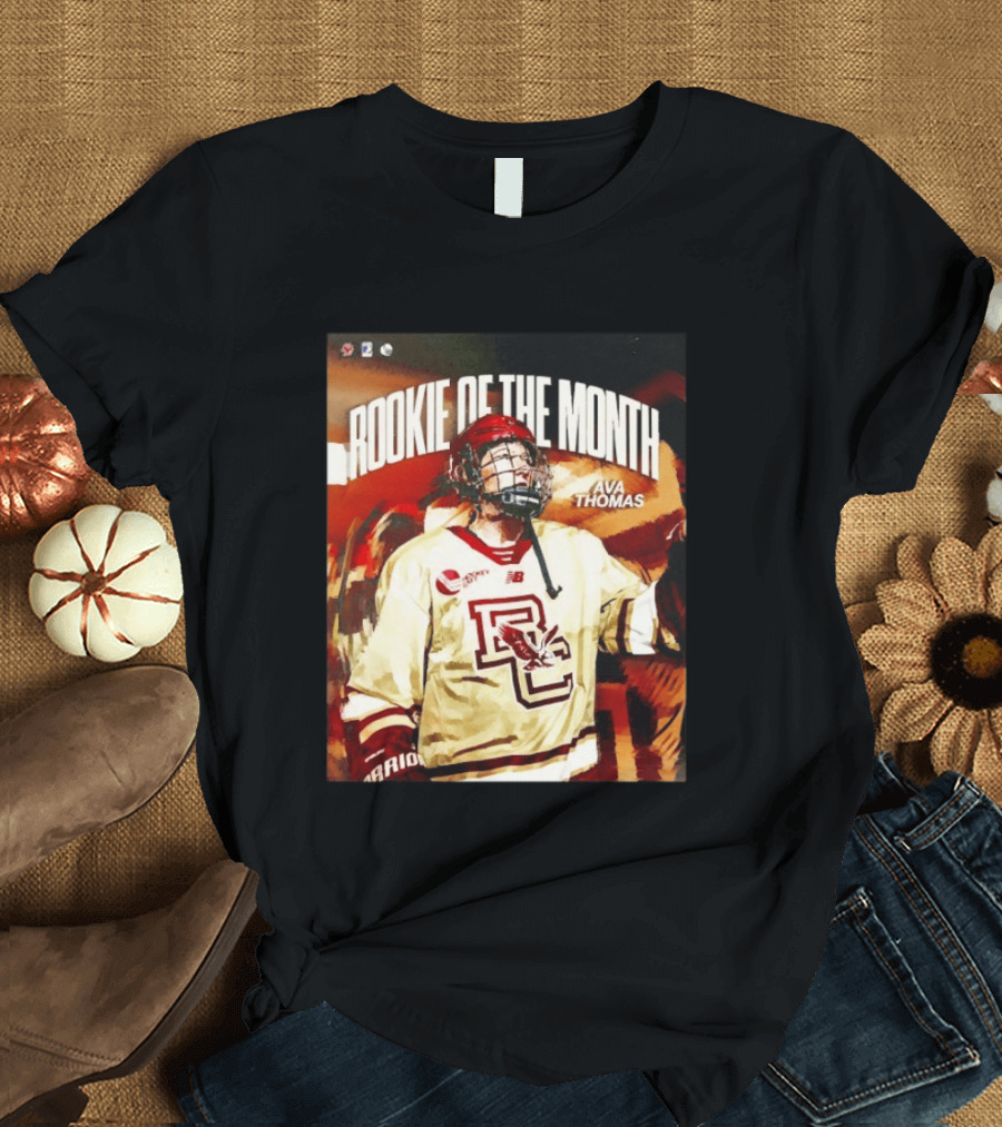Rookie Of The Month Ava Thomas Boston College Hockey T-Shirt