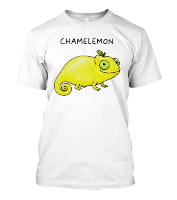Chamelemon Lemon Chameleon Fruit Pun Humor T-Shirt