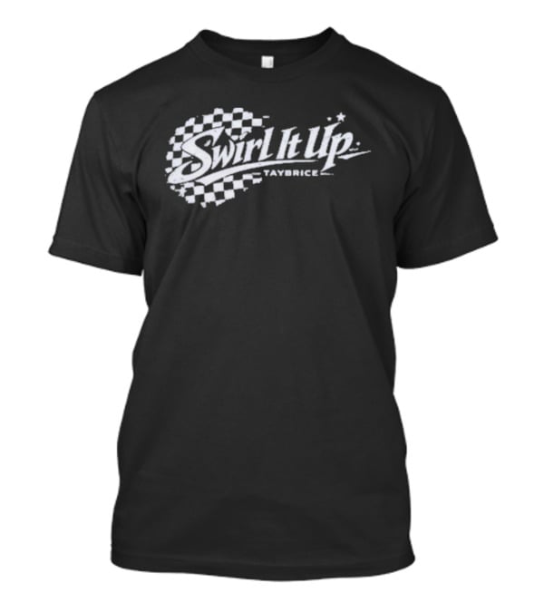 Swirl It Up Tay Brice Checkered T-Shirt