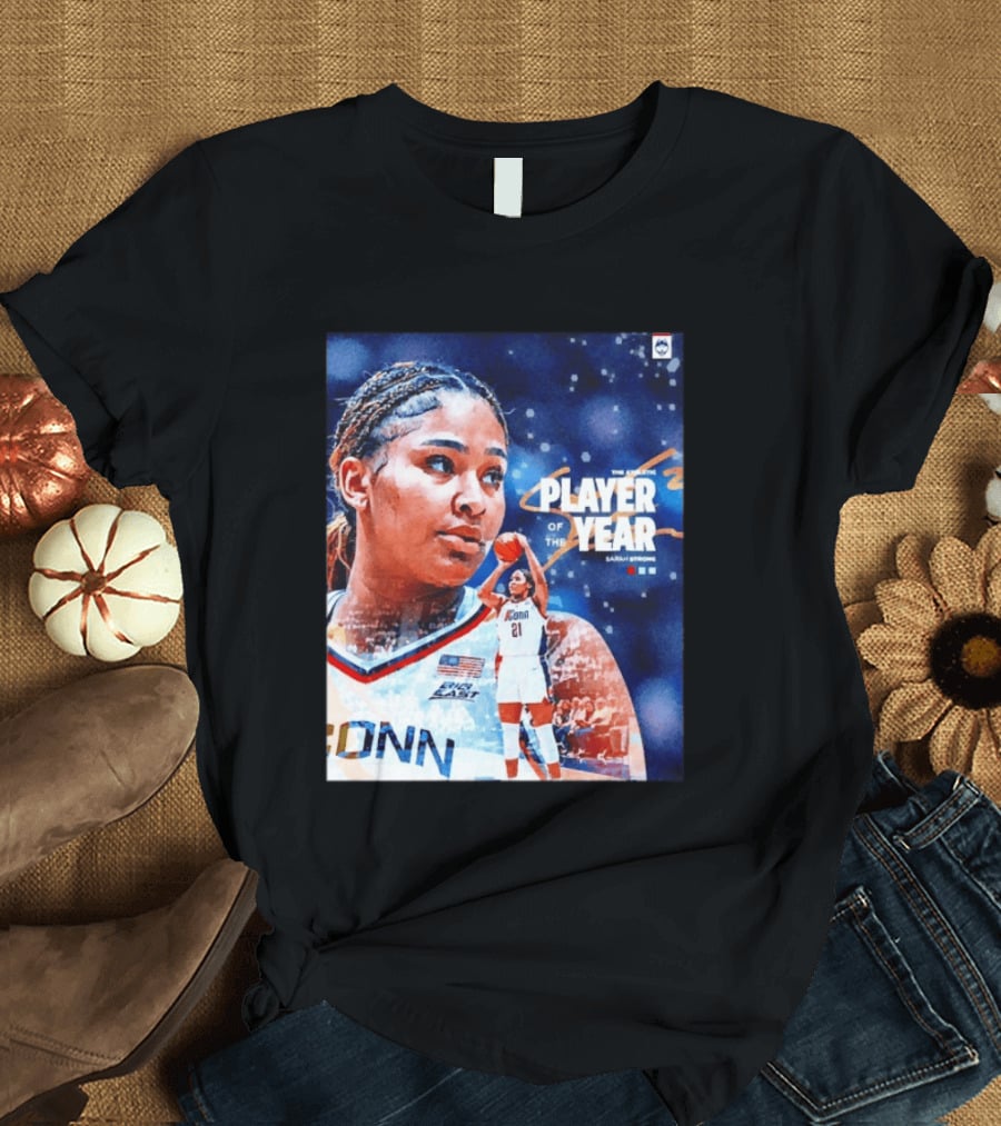 UConn Huskies The Athletic Player Of The Year Sarah Strong T-Shirt