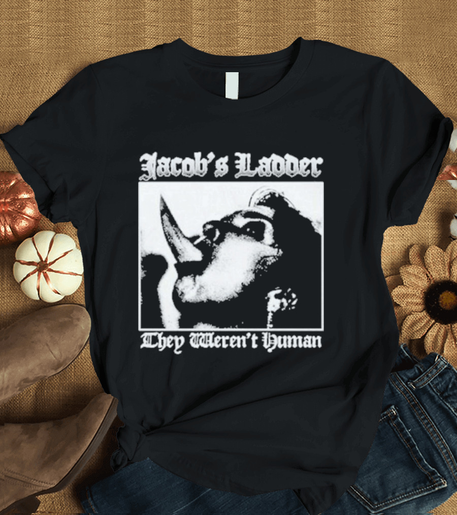 Jacob's Ladder 1990 Cult They Weren't Human Face Montage T-Shirt