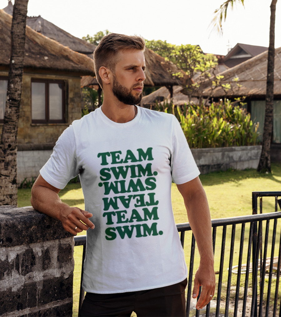Johnnyswim Team Swim Team Swim Text Stacked T-Shirt