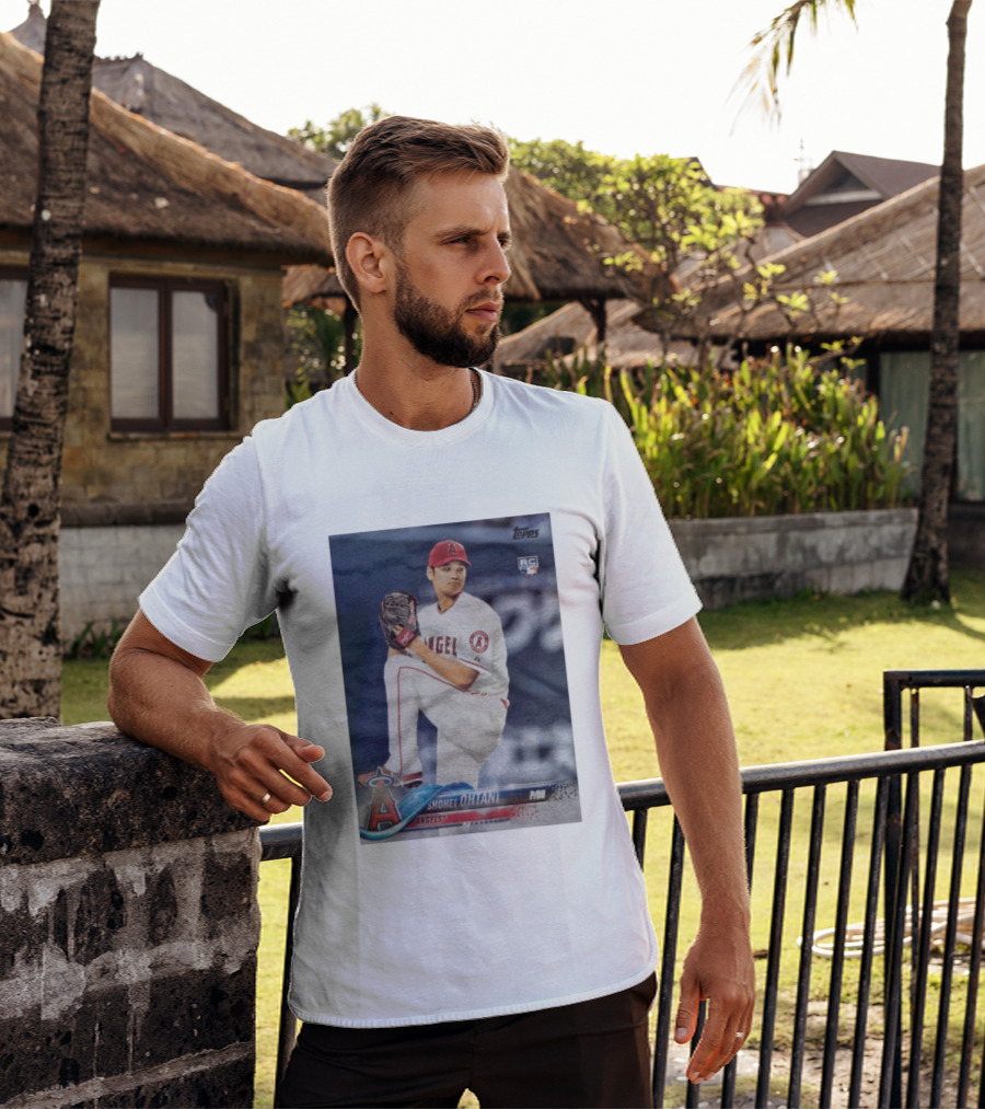 Topps Los Angeles Angels Shohei Ohtani RC Rookie Card T-Shirt