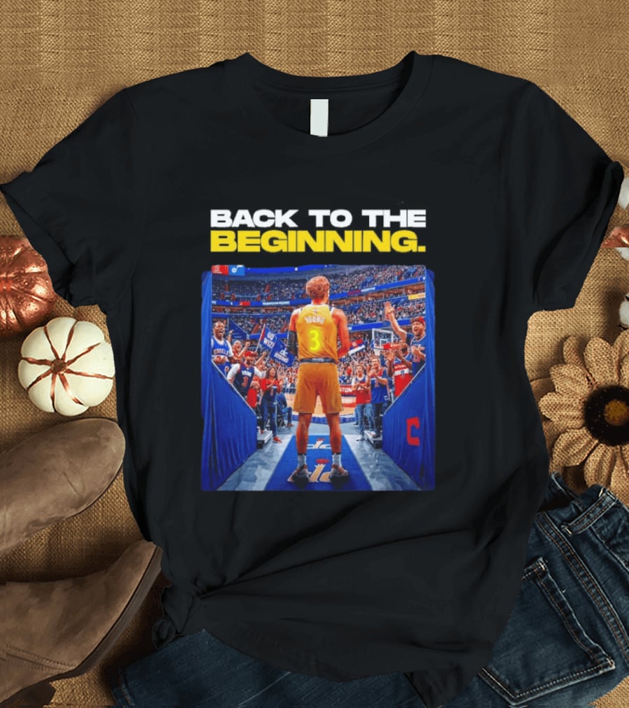Back To The Beginning Trae Young Washington Wizards Fan Celebration T-Shirt