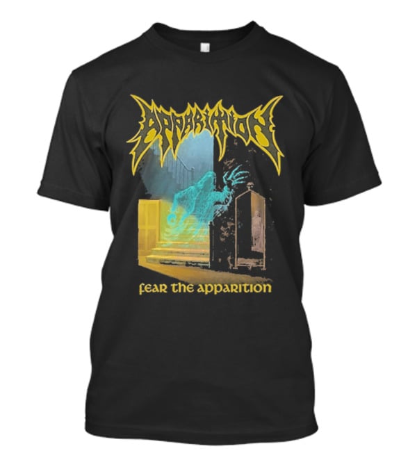 Apparition Fear The Apparition Spooky Ghostly Spirit Doorway T-Shirt