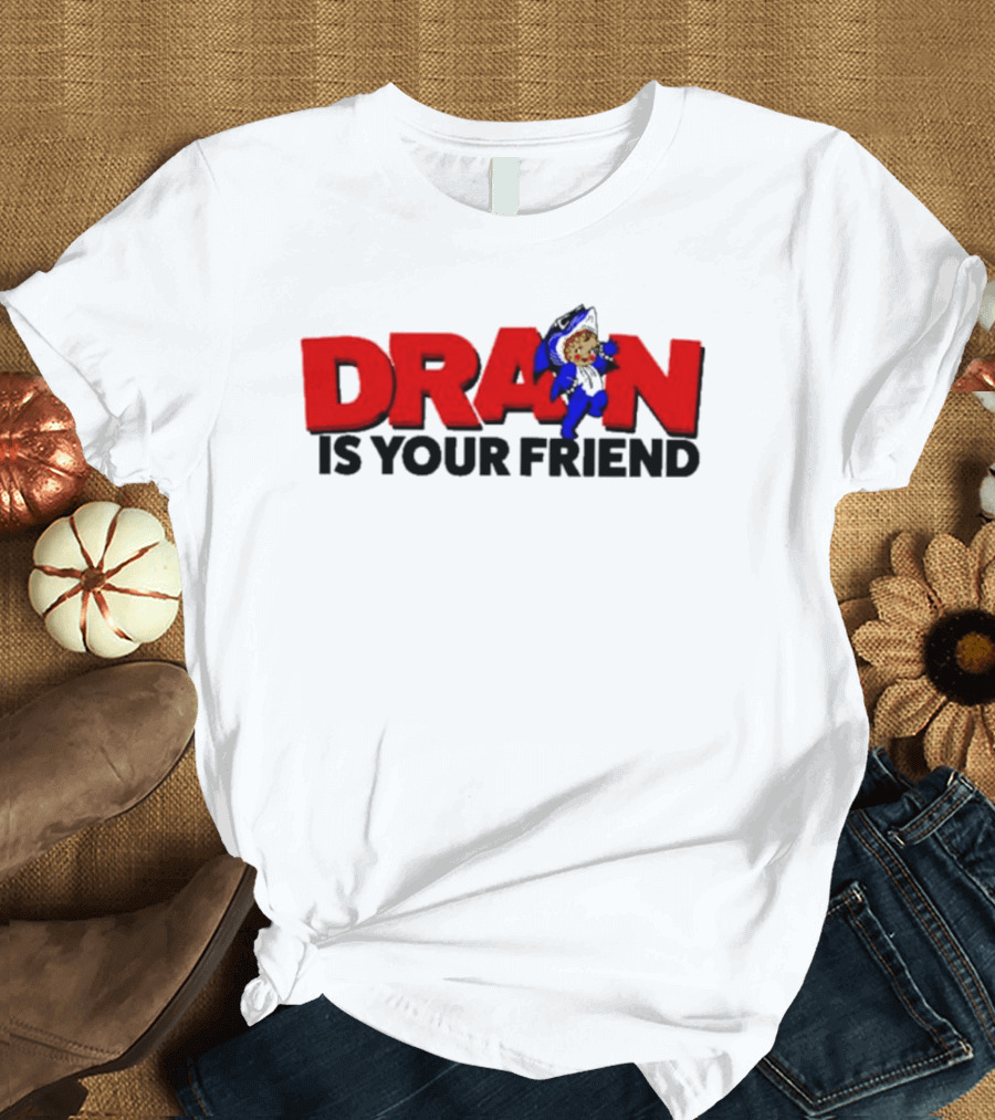 DRAN Is Your Friend Retro Cartoon Style Fun Nostalgia T-Shirt