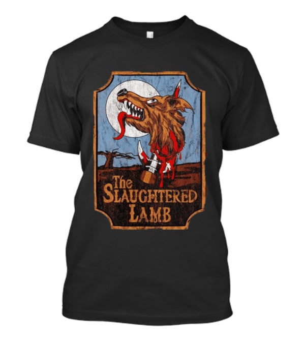 The Slaughtered Lamb Werewolf Moon Vintage Horror T-Shirt