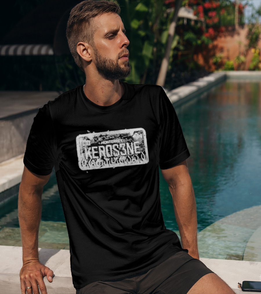 The Warning Kerosene Monterrey License Plate HEX Flame T-Shirt