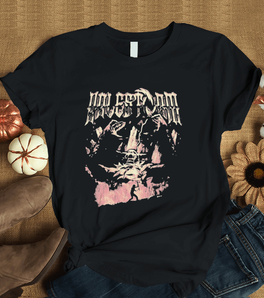 Halestorm Kings Road Demon Skeleton T-Shirt