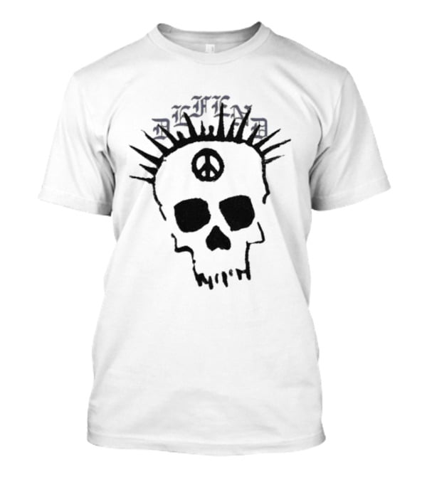 Dno Defend Peace Skull With Mohawk And Peace T-Shirt
