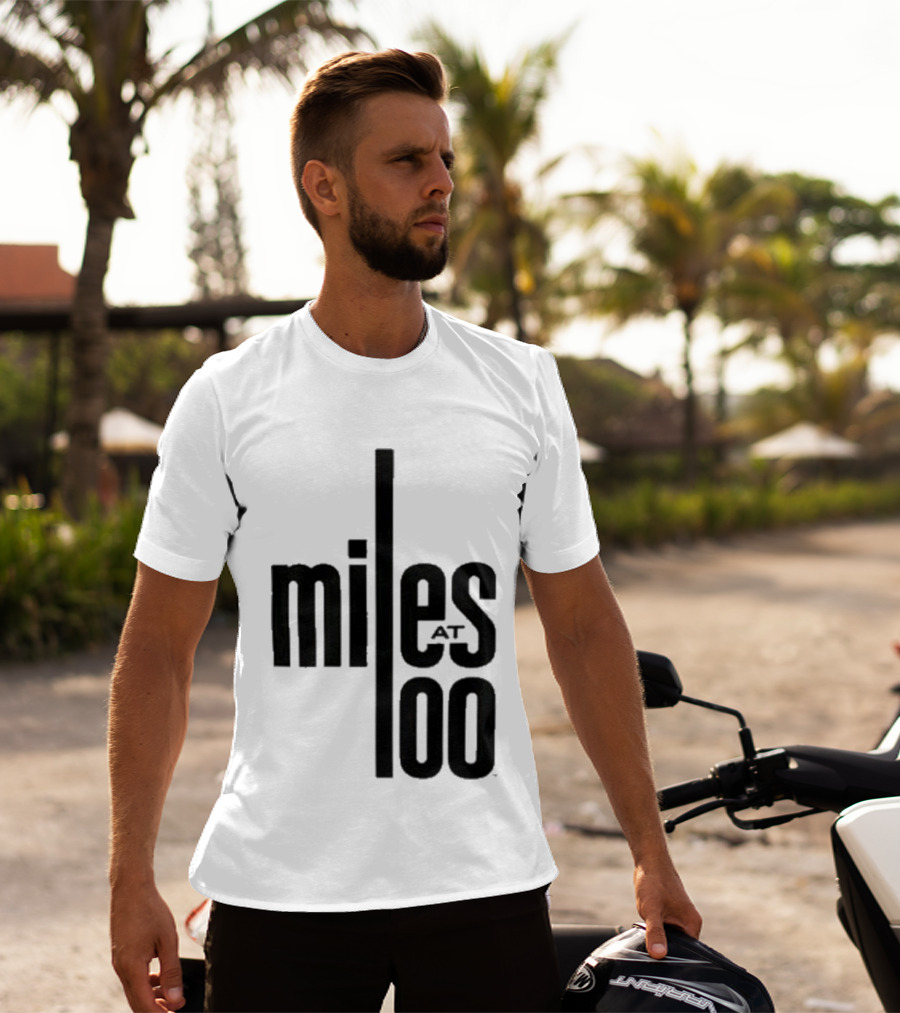 Miles Davis Miles At 100 Black T-Shirt