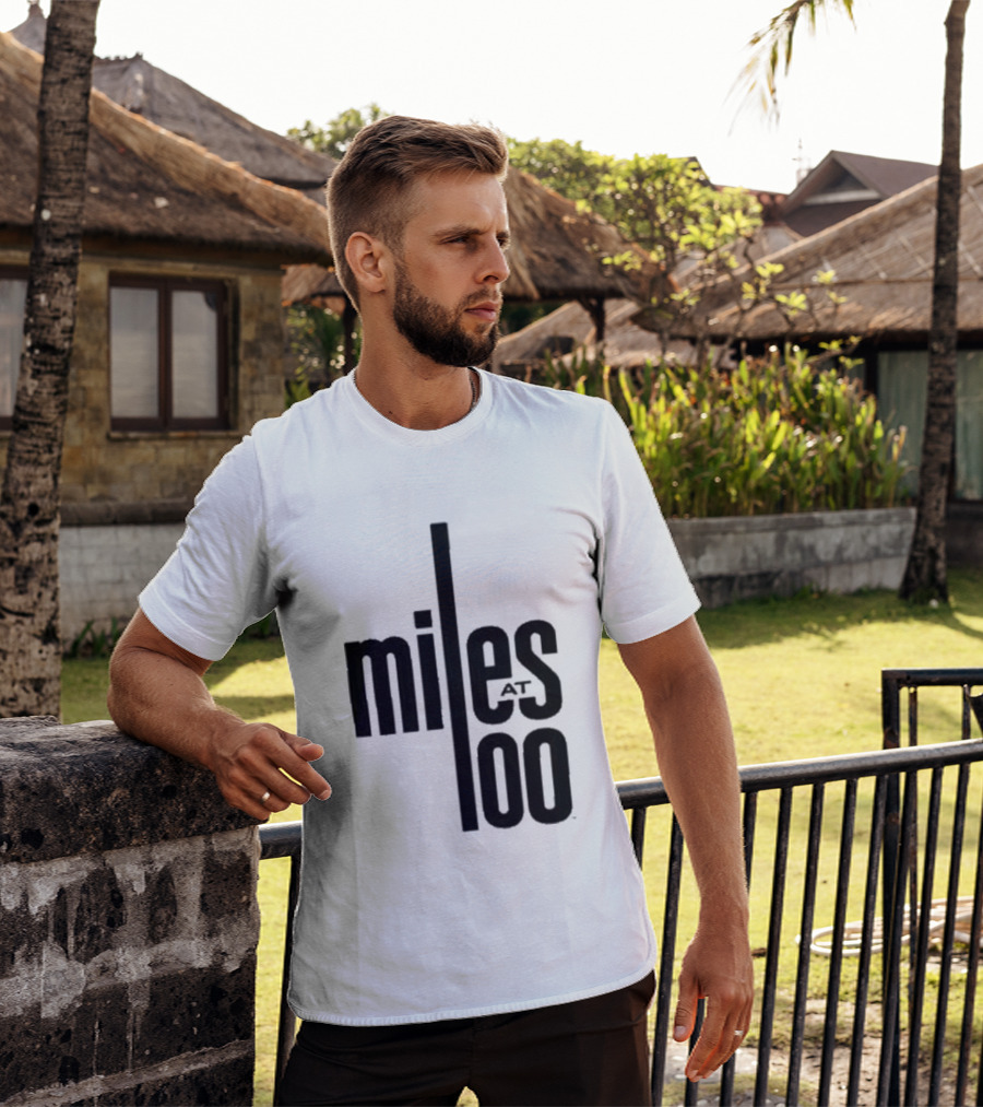 Miles Davis Miles At 100 Black T-Shirt