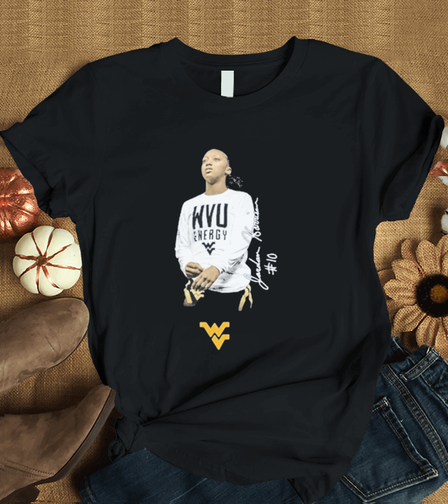 WVU Energy Jordan Harrison #10 West Virginia T-Shirt